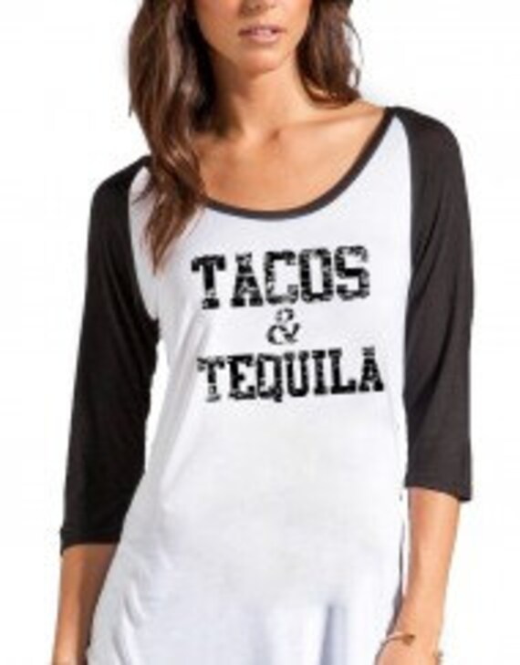 tacos and tequila women's shirt