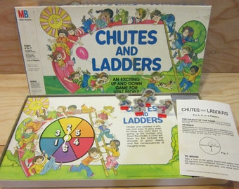 1979 Milton Bradley Chutes and Ladders Board Game