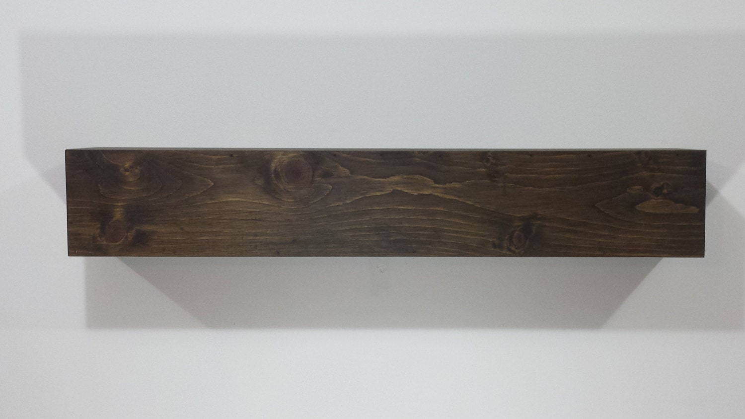 Large Wood Beam Mantel Fireplace Mantel Rustic by AnjowgaWoodworks