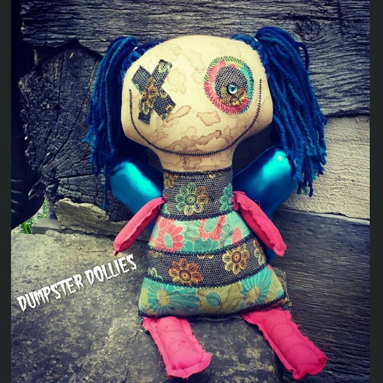 Dumpster Dollies OOAK Art Doll Horror Doll by DumpsterDolliesShop