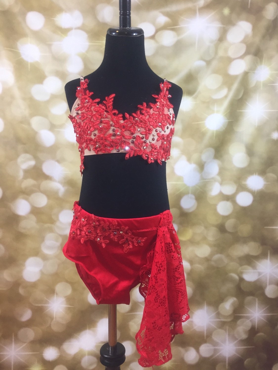 Lyrical Dance Costumered lyrical dance costume Lyrical