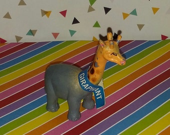 Vintage 1972 Steven MFG Mixed Up Zoo - Giraphant