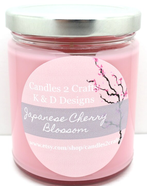 Scented Soy Candle Japanese Cherry Blossom Bath and Body Works