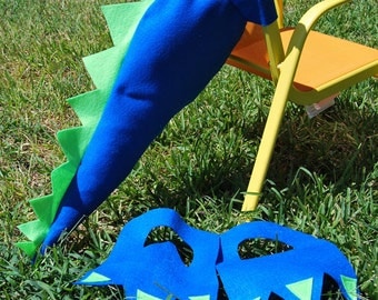 Dinosaur Tail, Dinosaur Birthday, Dinosaur Costume, Costume, Kid, Felt, Party Favor, Halloween, Dinosaur Party, Custom Parties