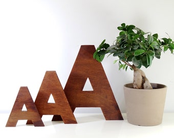Wooden letters // Decorative letters for Wall Decor 6 - 16 inch // Home decor // Wall decor // Wall letters // Big letters