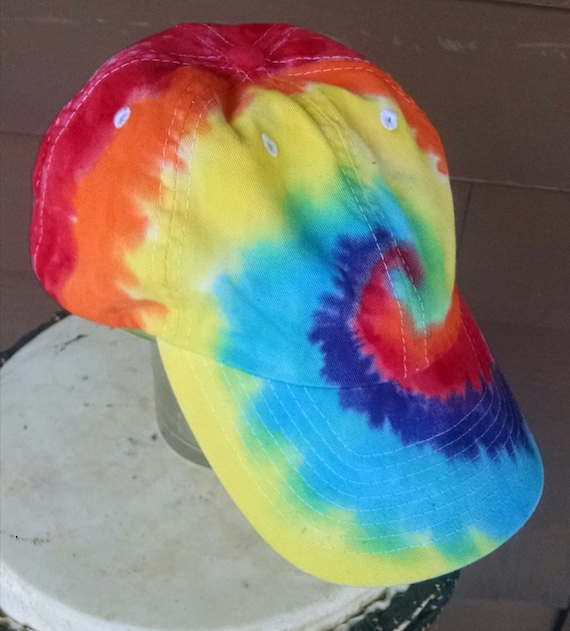 Tie-dye Hat Rainbow Spiral Tie-dye Baseball Cap