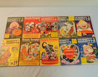 10 Vintage Humpty Dumpty's Magazine For Children