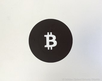 BITCOIN MACBOOK DECAL - Macbook Apple decal - Macbook Apple light cover - Mac Decal - Apple Laptop Decal - Cryptocurrency Decal