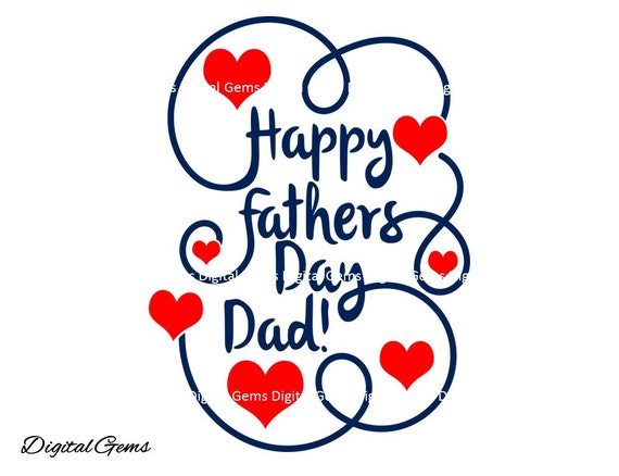 Download Happy Fathers Day Dad SVG / DXF Cutting File For by ...