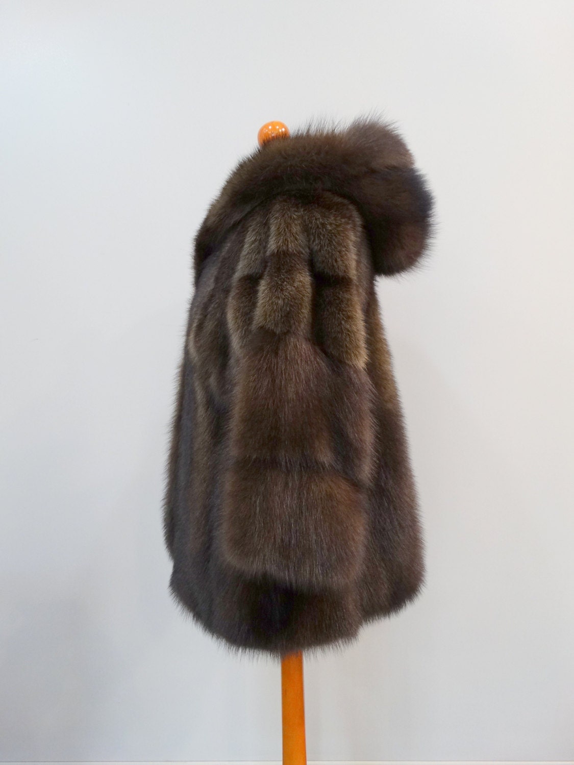 Rick Owens Fisher Pêkan Fur Coat In Brown Lyst Miranda Lambert Fur Coat Christmas 2017