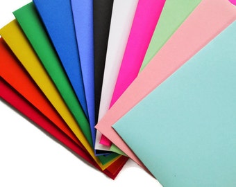 Gift Card Envelopes, Mini Envelopes, Small Envelopes, Gift Card Sleeves, Gift Card Holder, Hand Made You Pick Color
