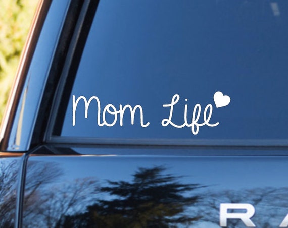 Mom Life Decal Mom Life Sticker Mother by MMVinylCreations