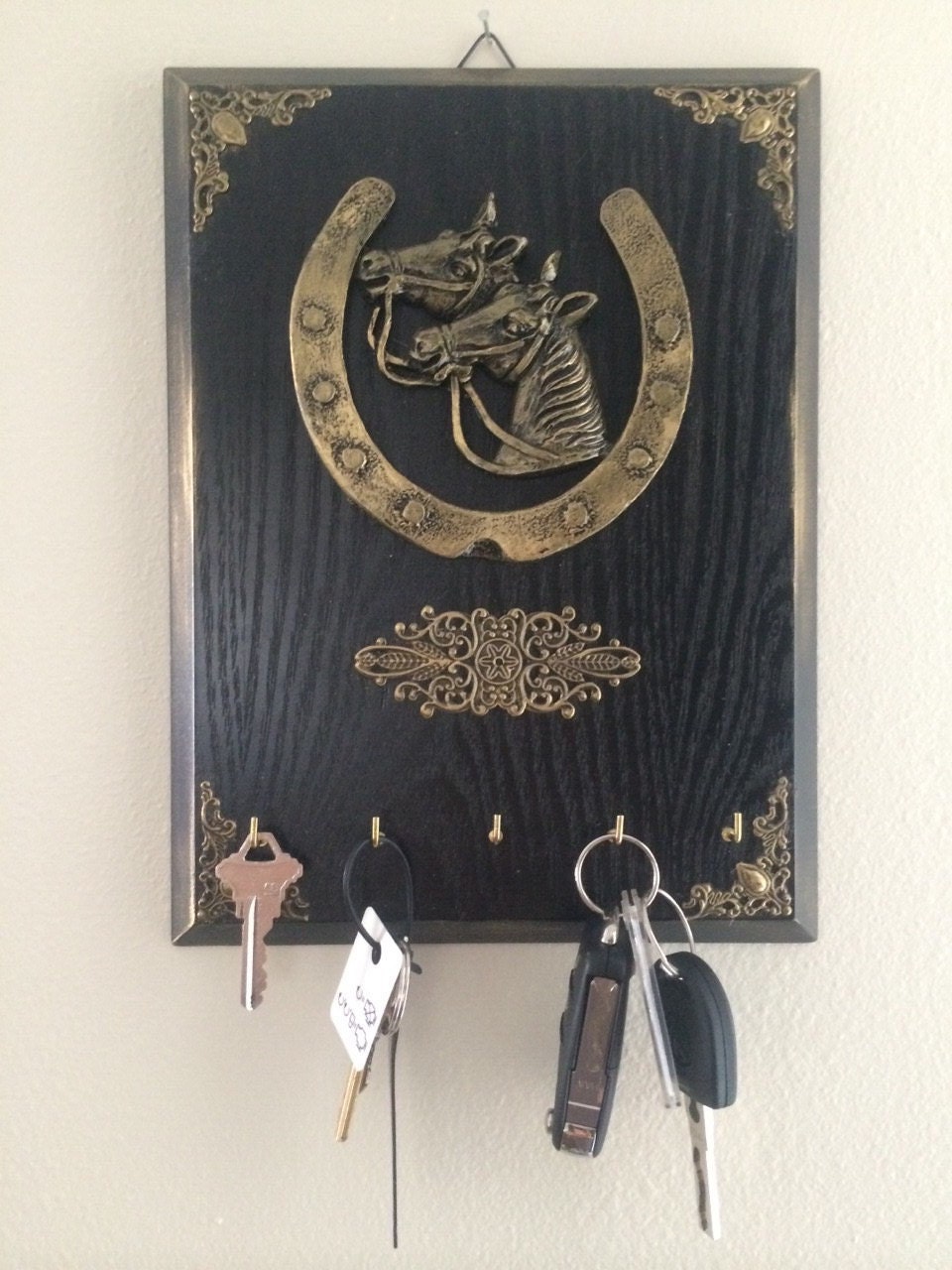 Key holder Antique key holder Vintage key holder Wall decor