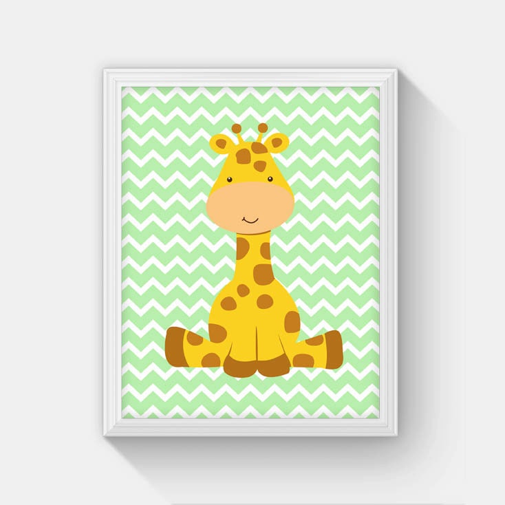 Jungle Nursery Art Printable Set Instant by MasellaDesigns on Etsy