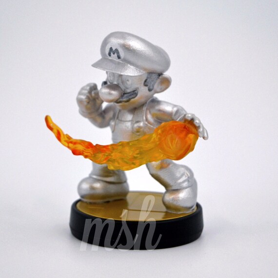 Metal Mario Amiibo Ssb Series By Nintendorkcorner On Etsy