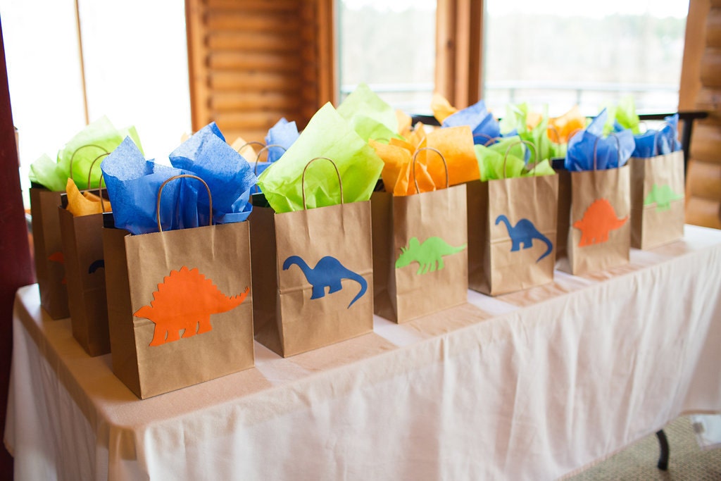 Dinosaur Party Favor Bags Dinosaur Party Good Dinosaur Favor