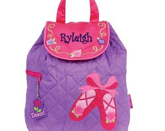 DANCE BAG, Personalized Dancers Backpack, Ballet Bag, Ballerina Bag, Ballerina Backpack, Little Girls Dance Bag, Diaper Bag, Daycare Bag