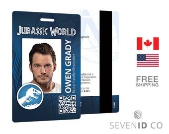 Jurassic World Replica ID Badge - Owen Grady/Chris Pratt