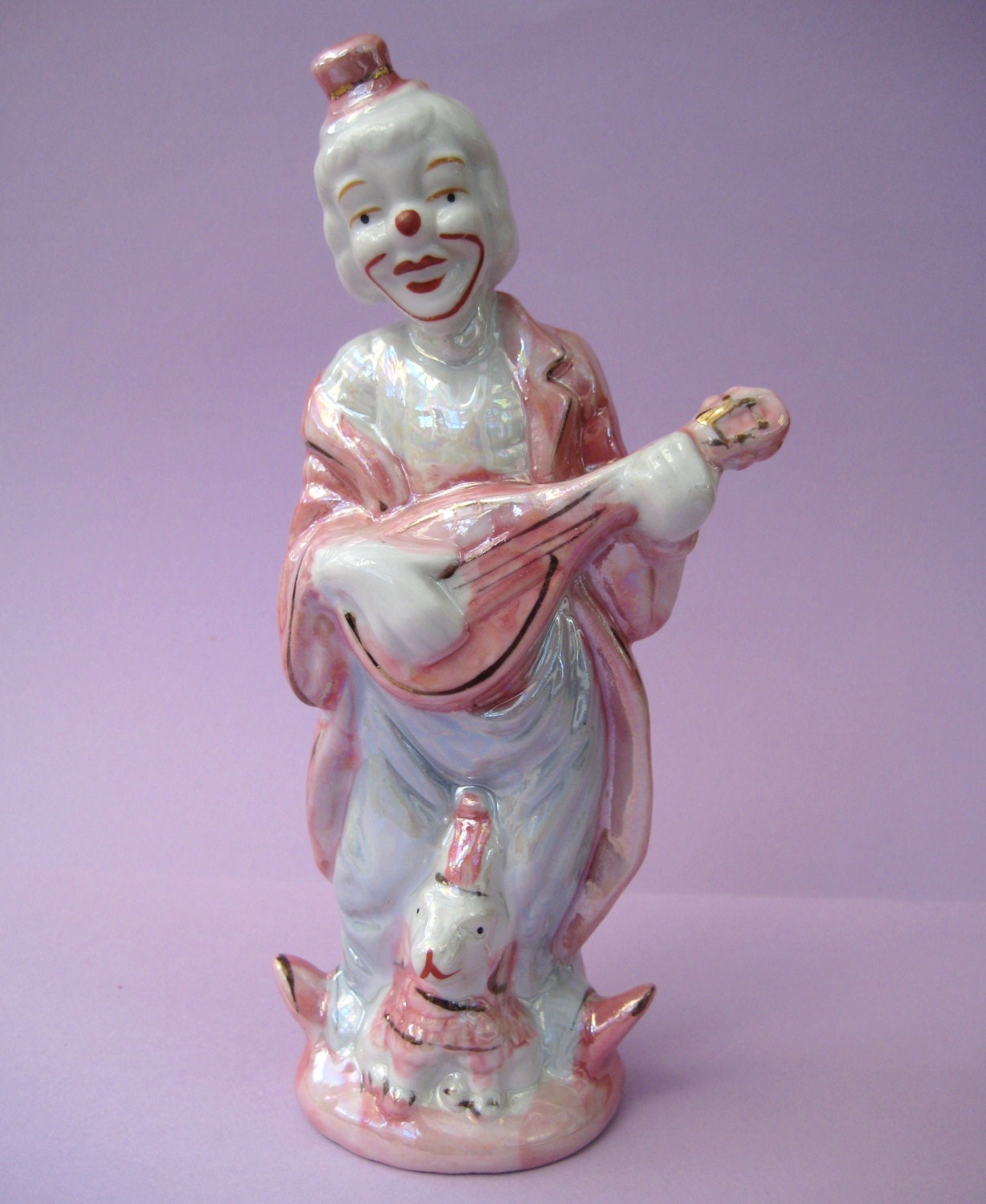 vintage porcelain clown