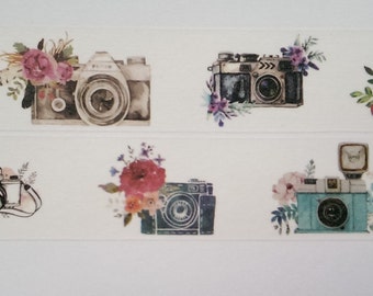 Design Washi tape cameras floral