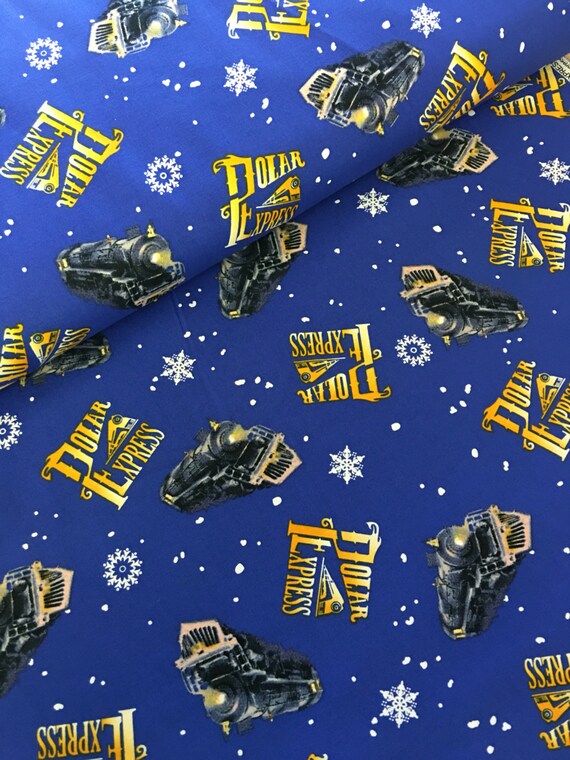 Items similar to Polar express fabric train fabric christmas fabric