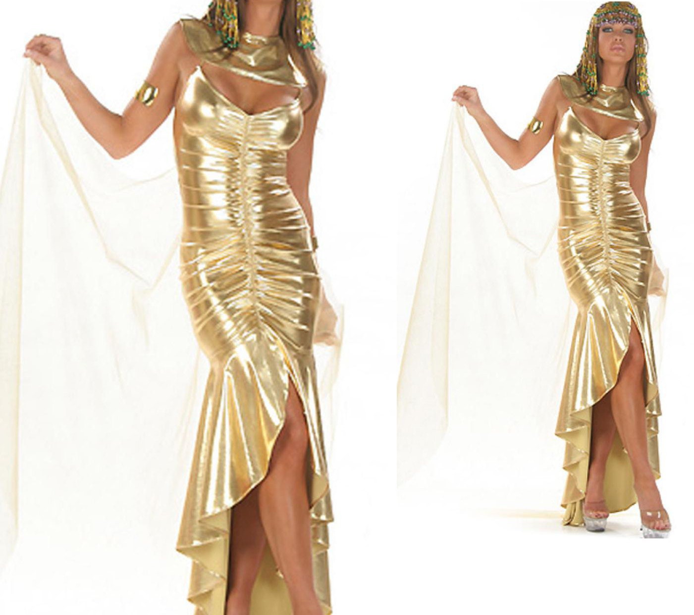 Gold Dress Gold Prom Dress Cleopatra gold dress Cleopatra