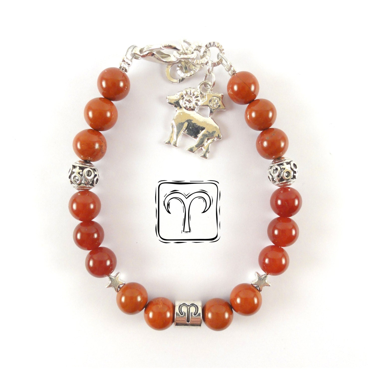 Aries-Aries-Aries-Aries Stone Bracelet Birthstone