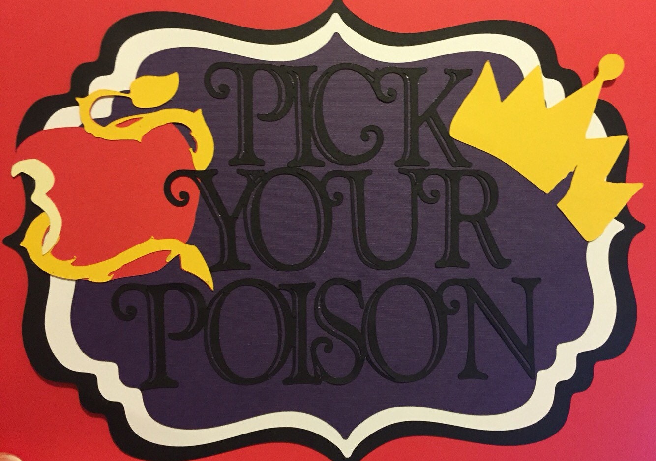 Pick Your Posion Disney Descendants Inspired Birthday Party