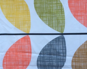 Orla Kiely fabric | leaves print | multi color | SHIPPING INCLUDED