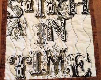A Stitch in Time