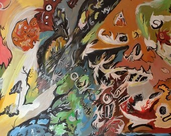 Great Maconite 24 by 48 inches astral rabbit
