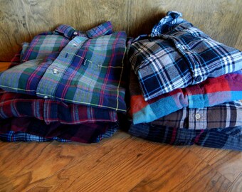 Oversized Distressed Flannel