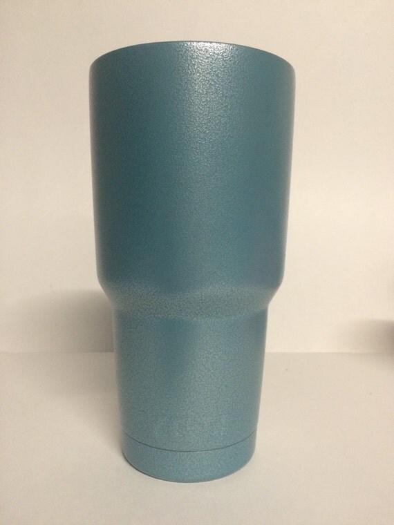 Items similar to 30 oz Textured yeti cup in turquoise on Etsy