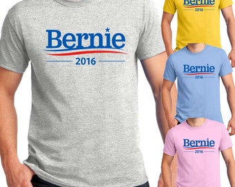 Bernie Sanders 2016 Presidential Campaign Vote for Sanders Unisex Men's T-shirts and Ladies Slim-Fit T-shirts