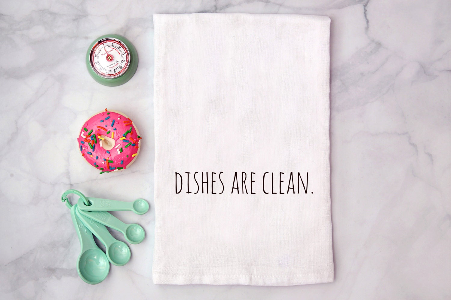 2 towel set Dishes are Clean/Dishes are by TheWellManneredChef