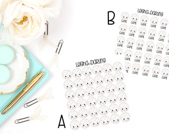 Kawaii Volleyball Planner Stickers