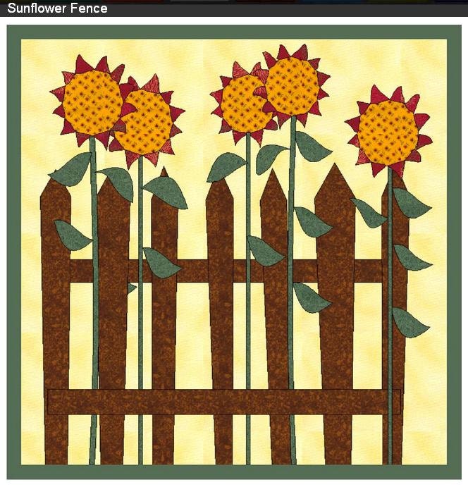 light weight easy to install sunflower fence barn quilt with