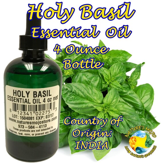 Holy Basil Essential Oil 4OZ From India