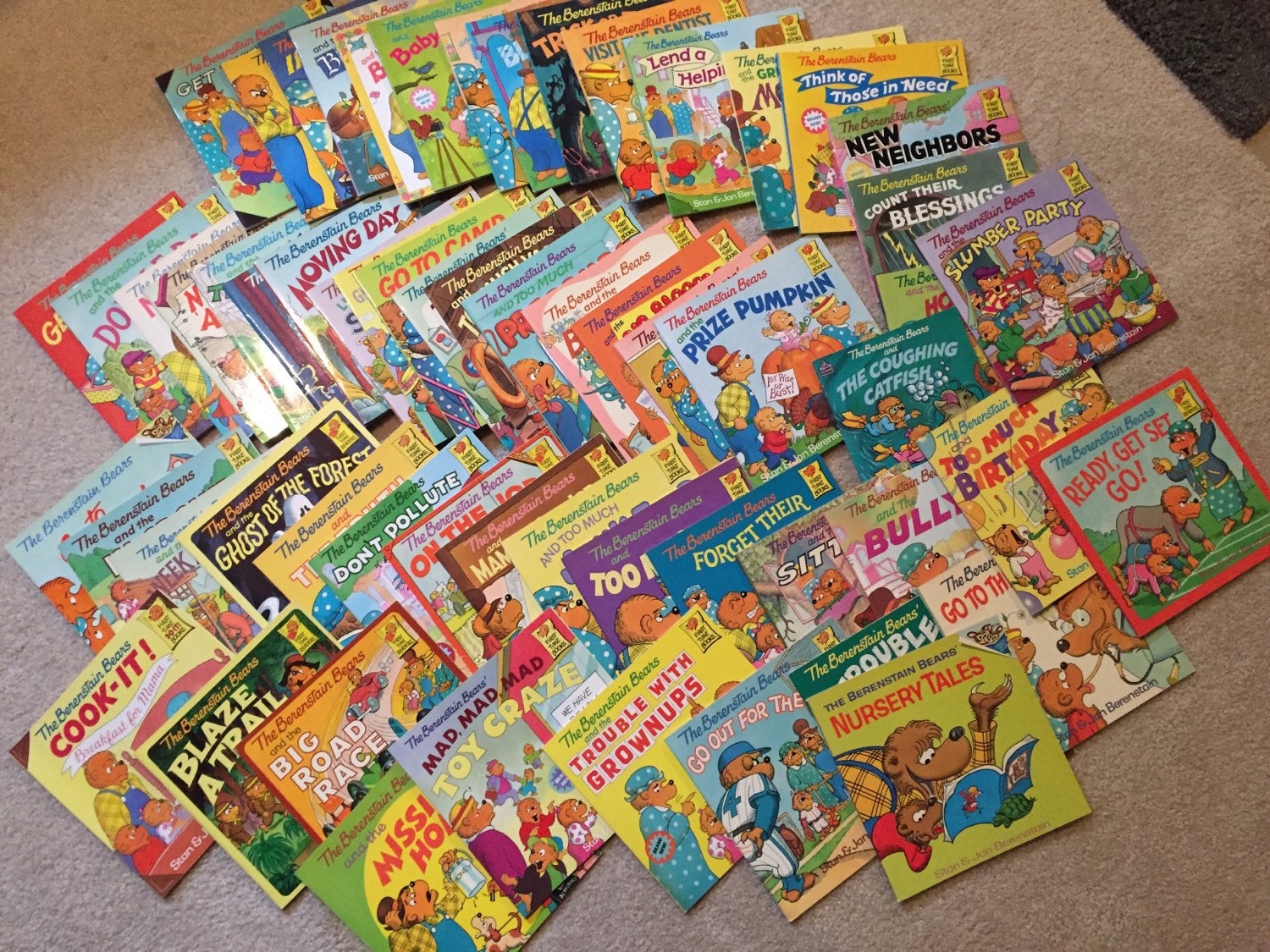 The Berenstain Bears books from the 80's and by UniqueSalvage