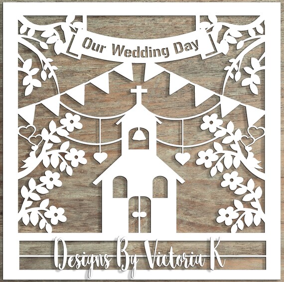 Download Wedding Church PaperCut Files Cutting Machine, Paper ...