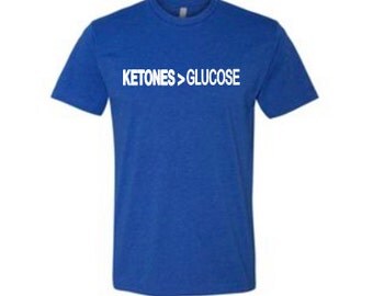 Ketones > Glucose T-Shirt, Keto Clothing, Ketones T-Shirts, Ketones > Glucose Shirt