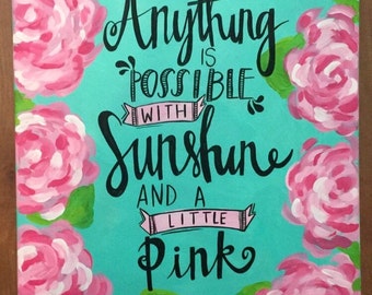 pink color me in sunshine