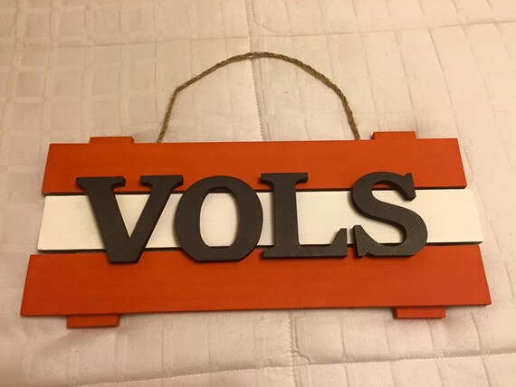 Tennessee Volunteers Vols wood sign
