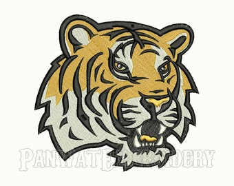 7 Size LSU Tigers Logo Embroidery Designs, Machine Embroidery Designs, College Football Embroidery Designs - INSTANT DOWNLOAD