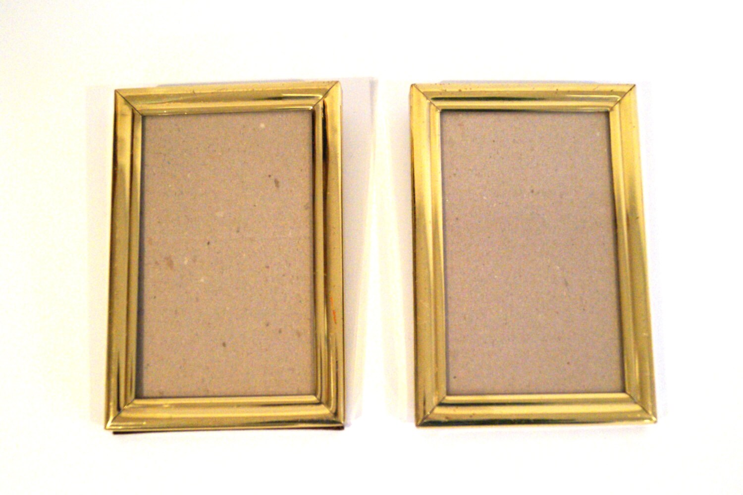 Two solid brass photo frame. Set of 2 Home Decor/wall decor.