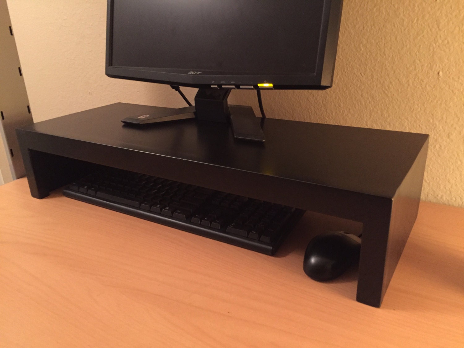 Tv Or Computer Monitor Riser Stand 26 Wide In Red By Udecorit