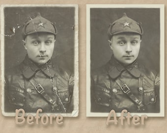 Professional Digital photo restoration and photo repair