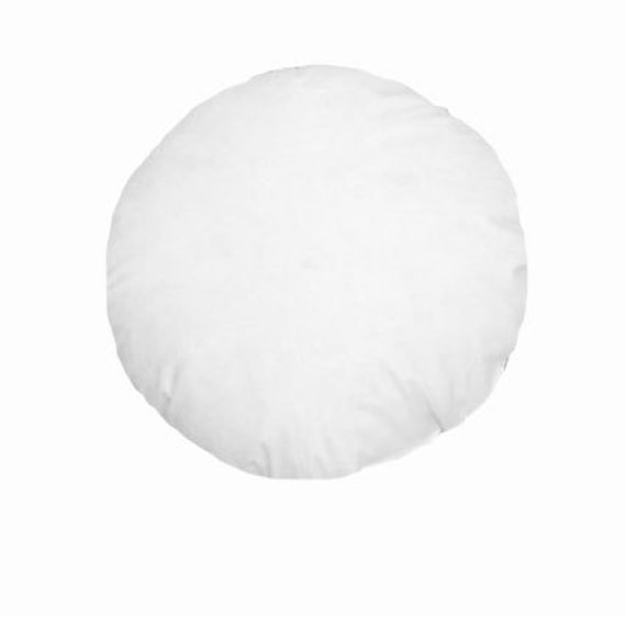 19 Diameter Round Pillow Insert Cotton Cover 100 by KJimHomeStore