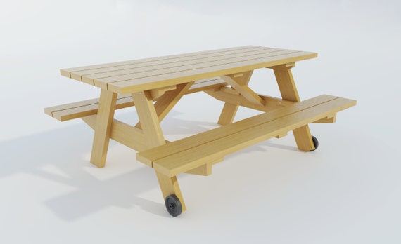 Build your own Picnic table DIY Plans Fun to build