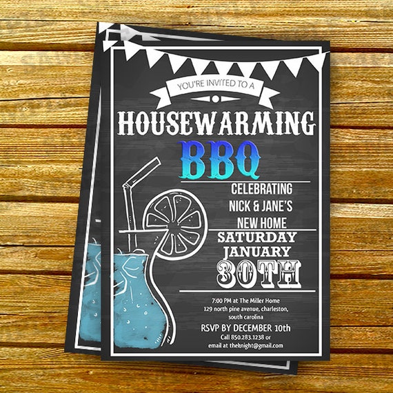 Housewarming Bbq Invitation 5